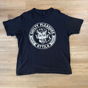 Attila Guilty Pleasure Black Shirt Size XL Atlanta Georgia Alt Metal Edgy Hard